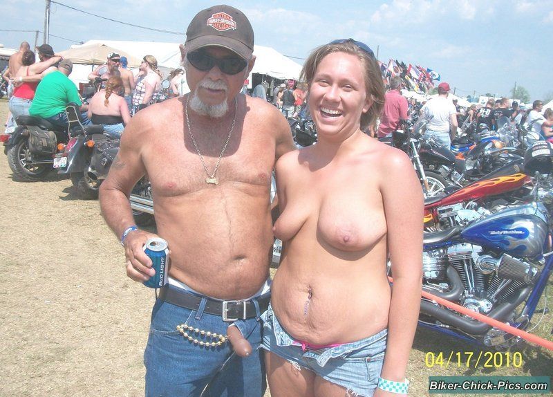 Daisy recommend best of Wife naked at bike rally