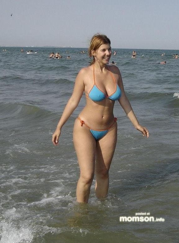 best of Beach Busty bikini mature