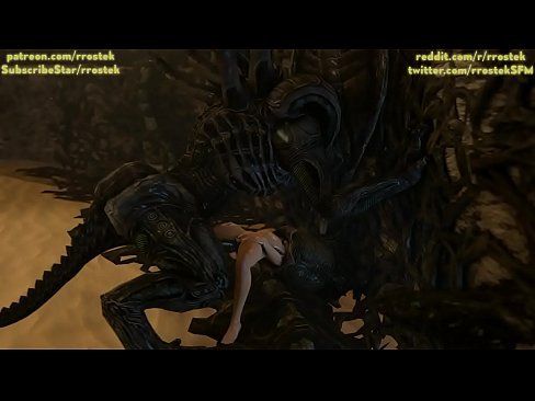 best of Alien hardcore animated 3d