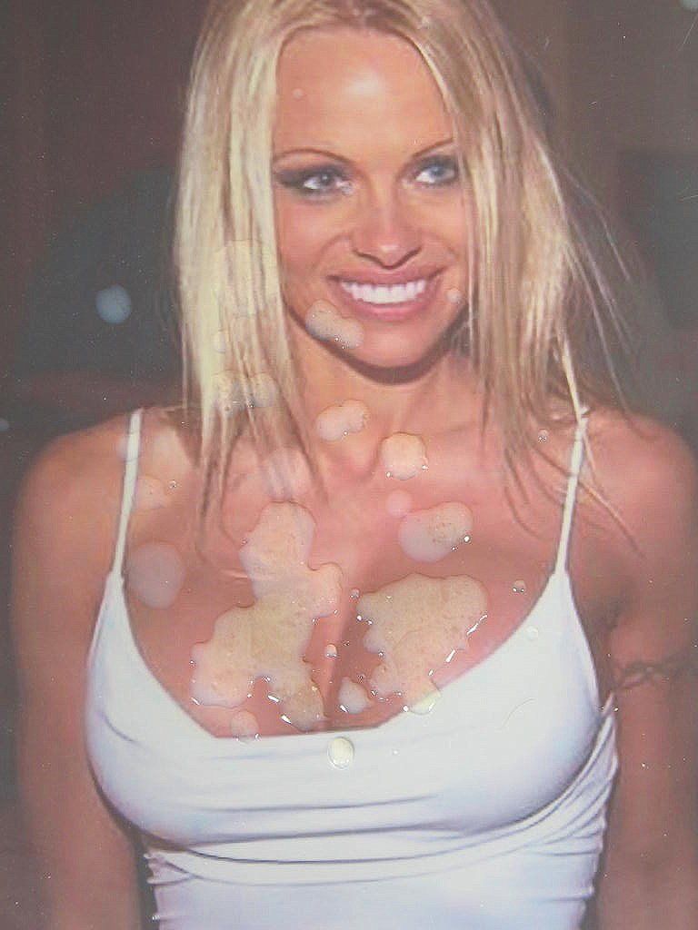 Pamala anderson cumshot Pamela Anderson cum tribute 1