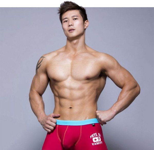 Asian naked bodybuilder men