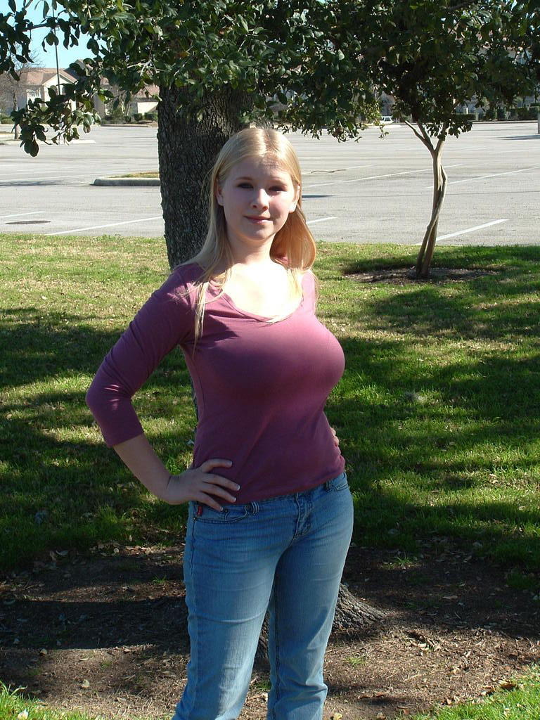 Clothed busty