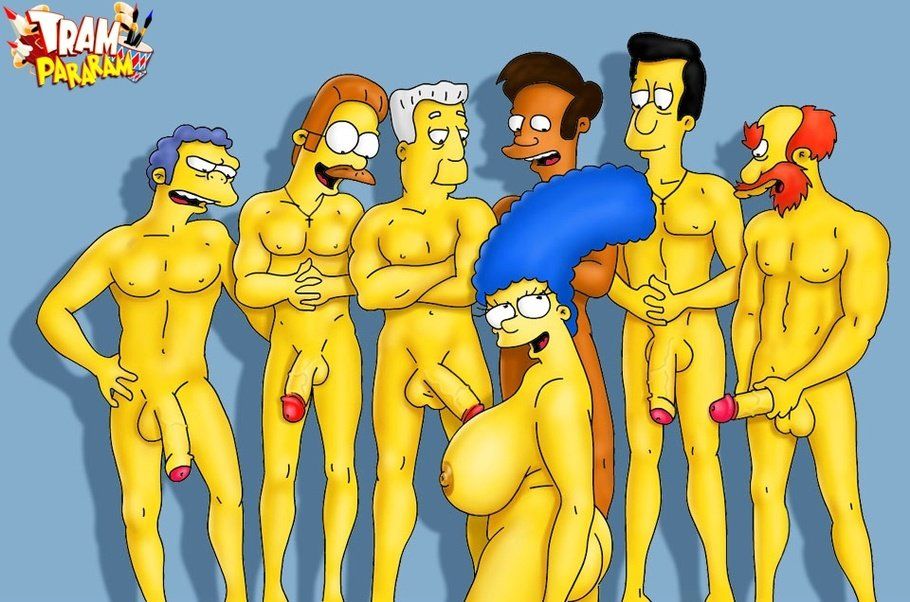 Marge simpson gangbang