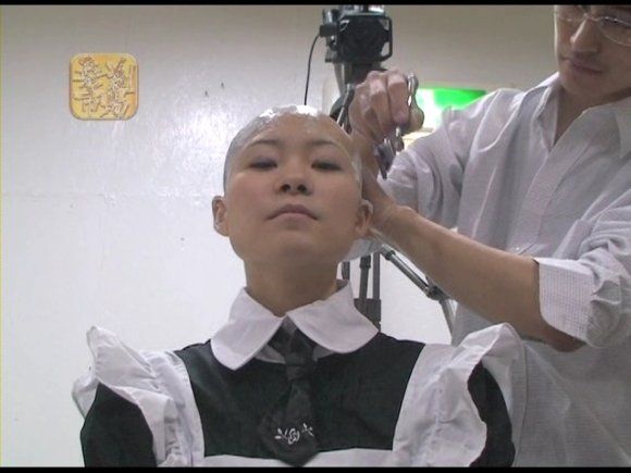 Shaved head japanese