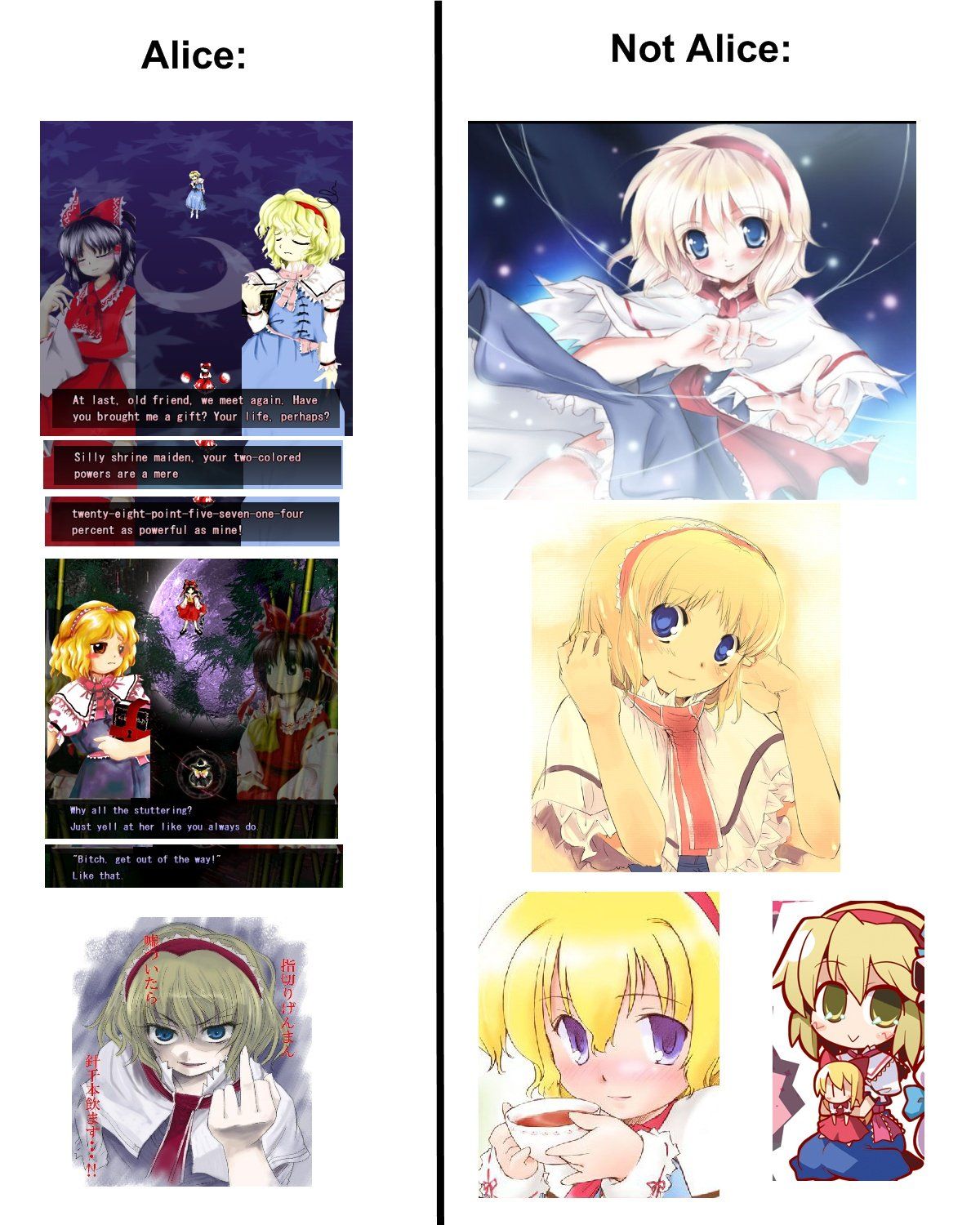 Knight recomended alice touhou