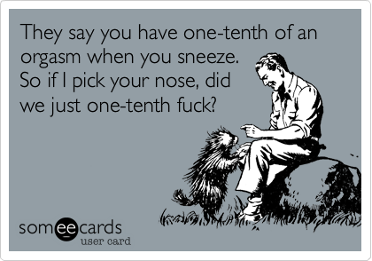 Do you orgasm when you sneeze