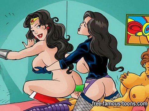 Superhero cartoons having sex-nude pics