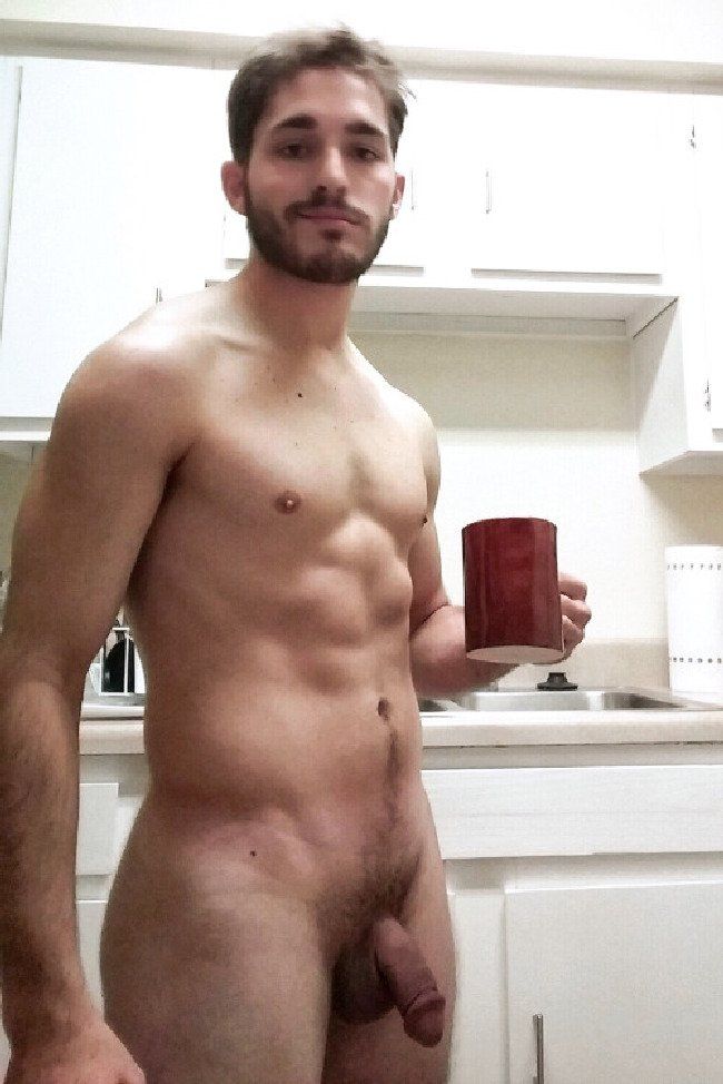 Nude male with soft cock