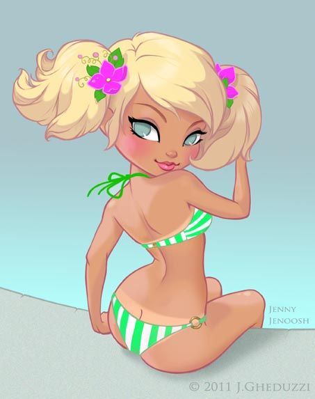 Bikini cartoon animation
