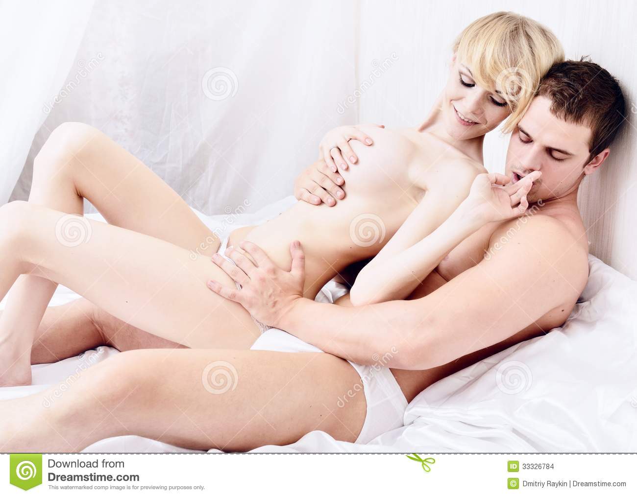 Nude couples love making