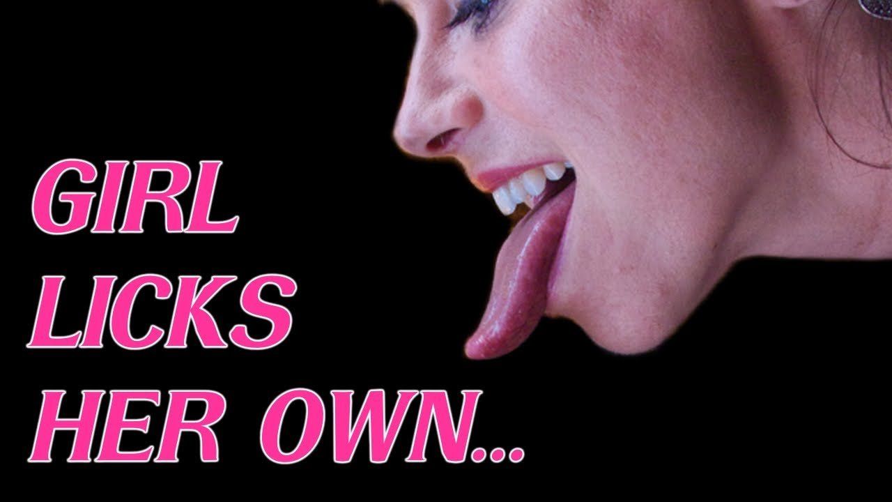 Girl Licks Her Own Clit