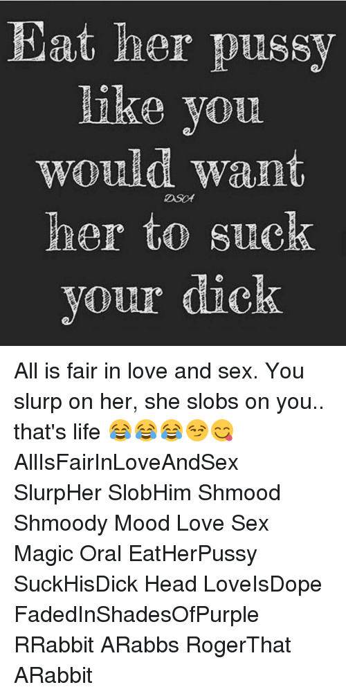 I love to suck dick