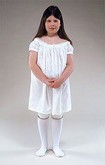 Little girl in garter