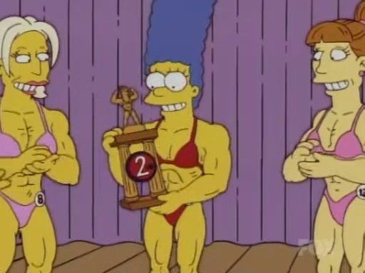 Funny homer and naked body