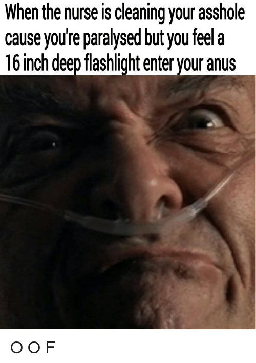 Officer reccomend Flashlight down anus