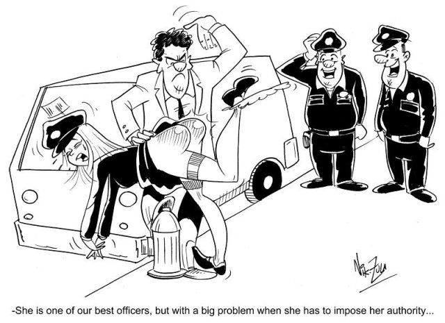 Cops who spank