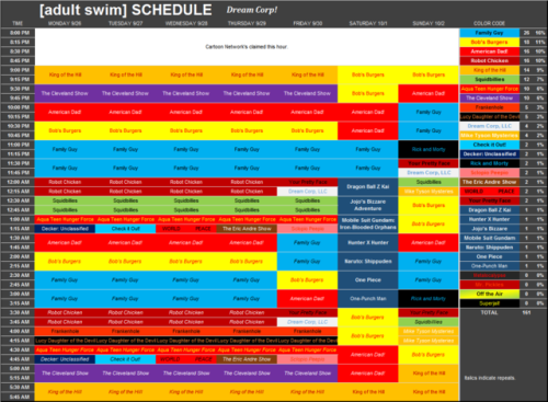 Moonshine reccomend Cartoon network adult swim schedule