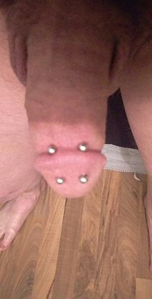 best of Pics Very deep cock piercing