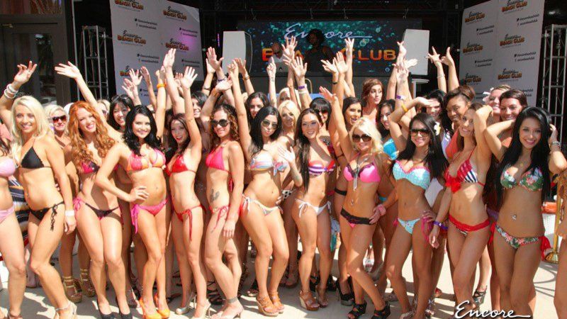 Nightclub bikini contests