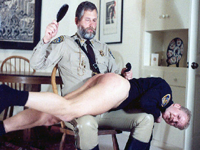 Former policeman spank
