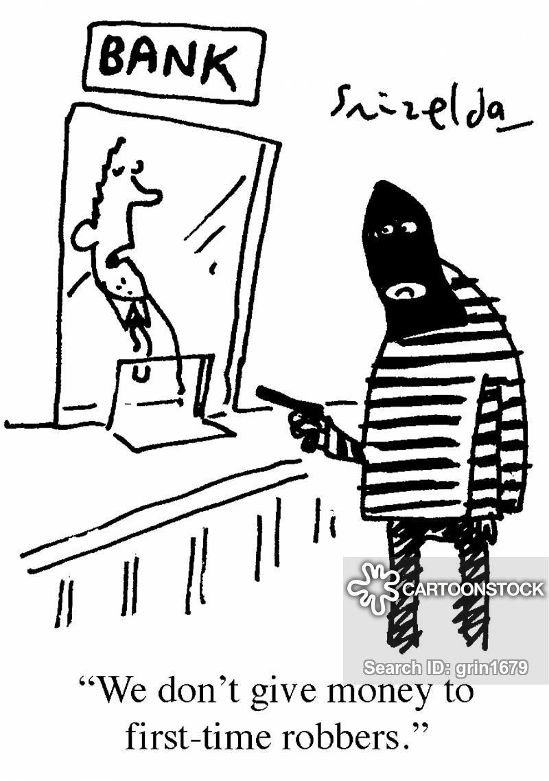Funny bank robber
