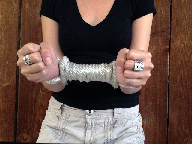 Lights O. reccomend Silk wrist bondage