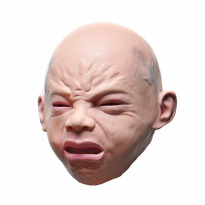 Adult costume mask baby face