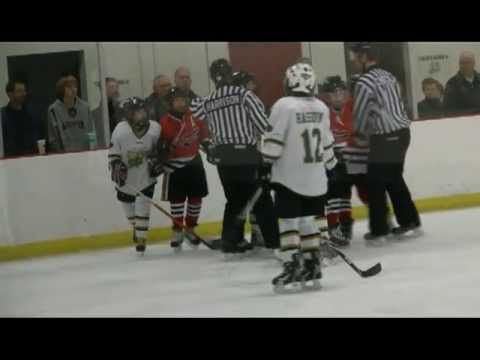 Pee wee hockey brawls