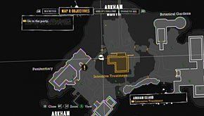 Arkham east joker teeth map