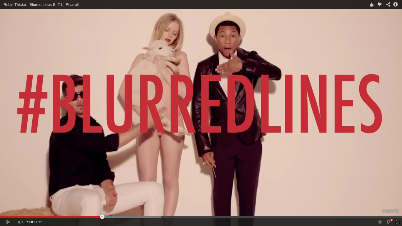 Blurred lines funny