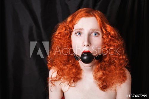 Erotic curly redhead