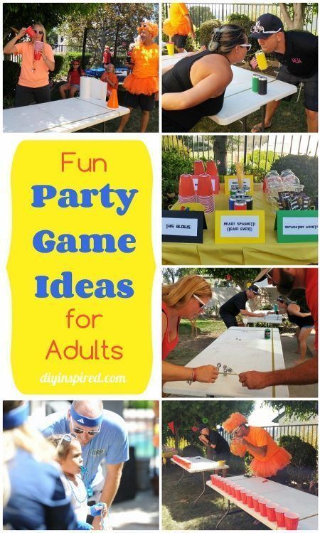 Adult party game ideas