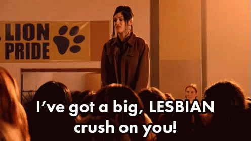 Lesbian crush on you