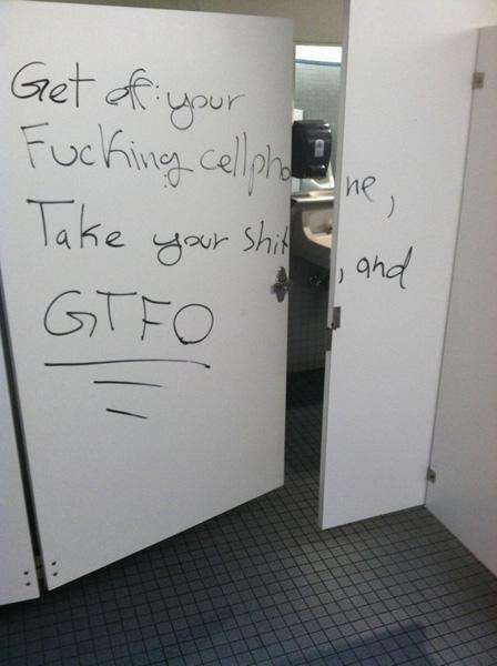 best of Stall phone joke Bathroom