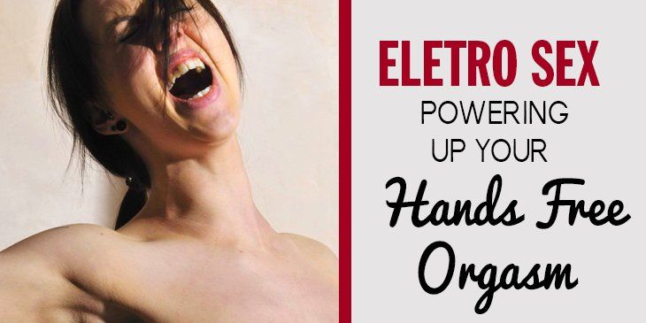 Electronic male hand free orgasm