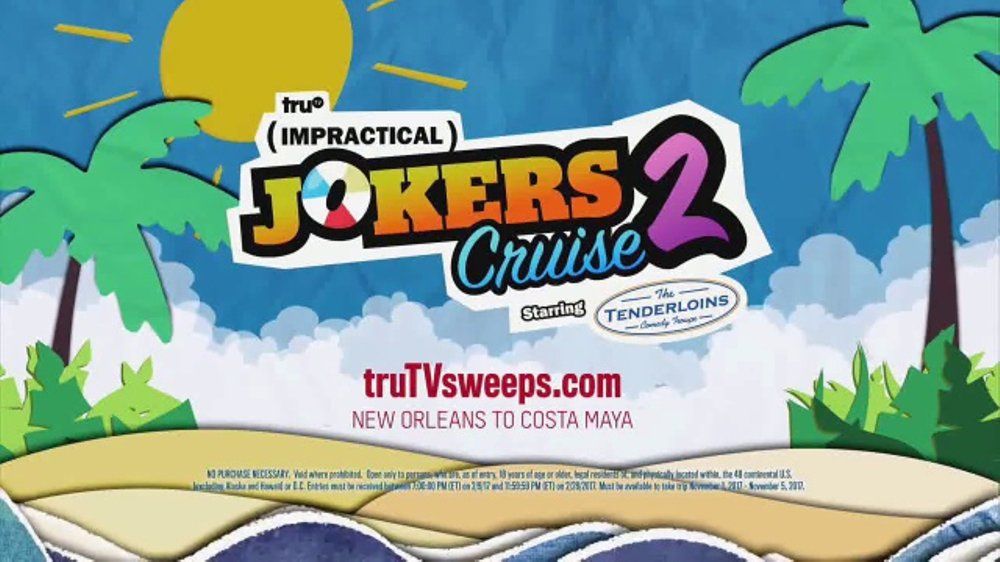 Goldilocks reccomend Impractical jokers cruise sweepstakes