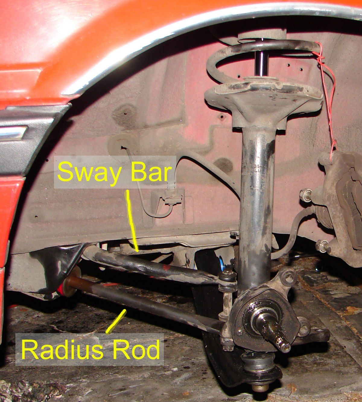 Crosley tq midget rear radius rods
