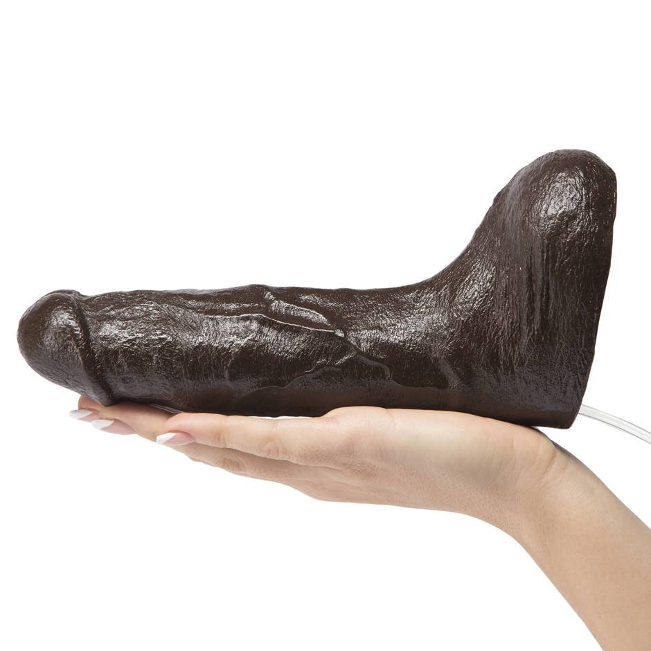 Bullwinkle reccomend Black dildo ejaculating realistic cock