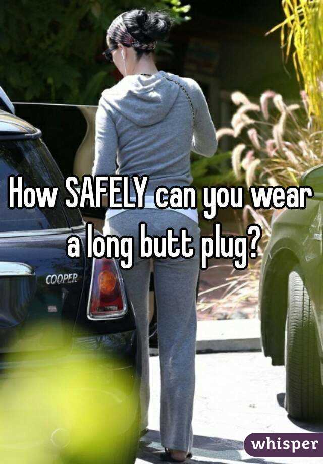 best of Plugs with butt girls Big butt