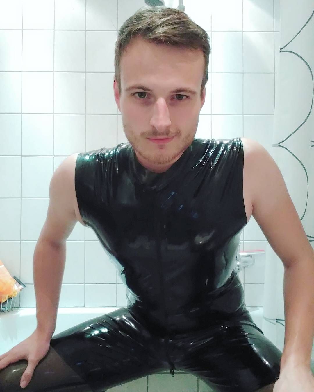 Big L. reccomend Fetish gay latex male picture Fetish