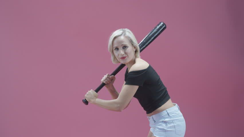 best of Bat Girl swinging a baseball
