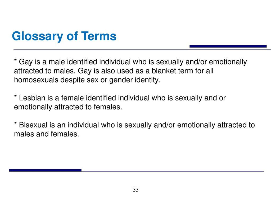 Glossery terms lesbian