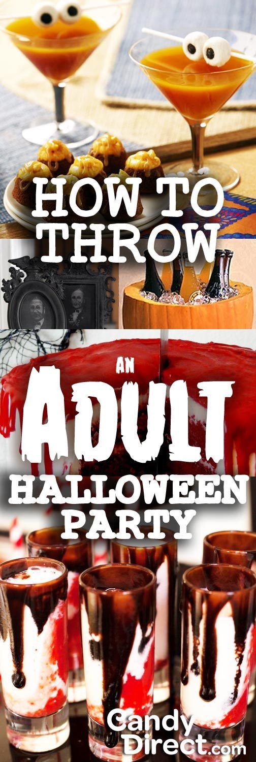 How throw an adult halloween party