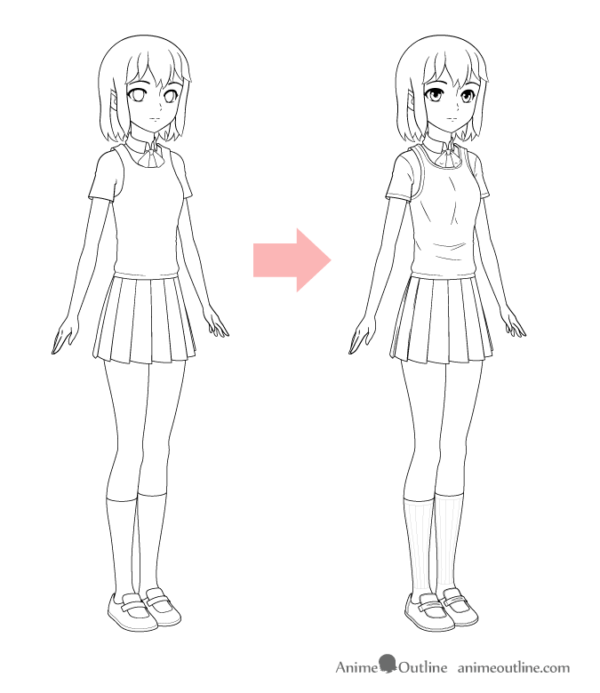 Sugar P. reccomend How to draw amnime girls pictures