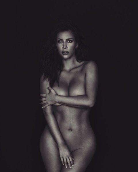 Naked nude female kardashian