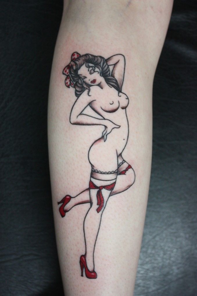 best of Up tattoo girl pin Nude
