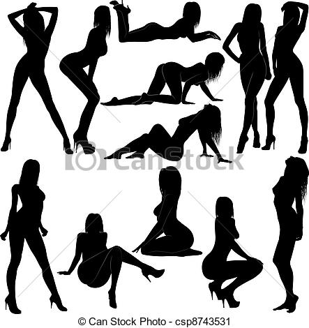 Epiphany reccomend Nude woman silhouette vector