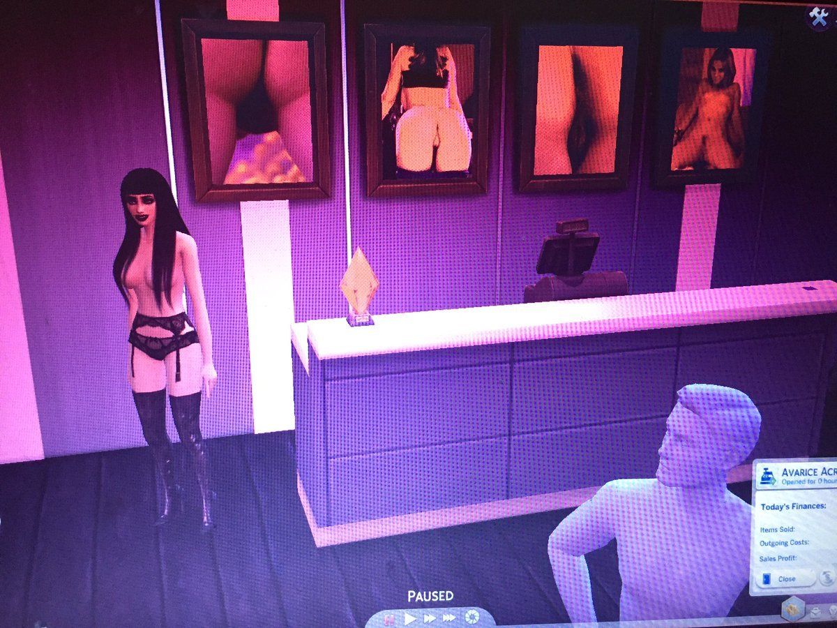 Porn shop in sims