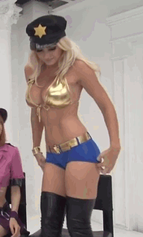 Pretty S. reccomend Sexy booty girls halloween costume licking gifs