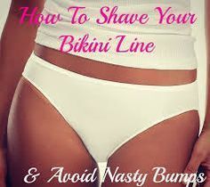 Shaver for bikini line
